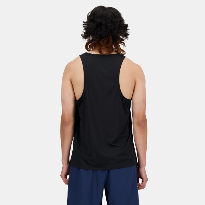 New Balance Men's Sport Essentials Running Tank Top Black New Balance Men's Sport Essentials Running Tank Top Black image number 1