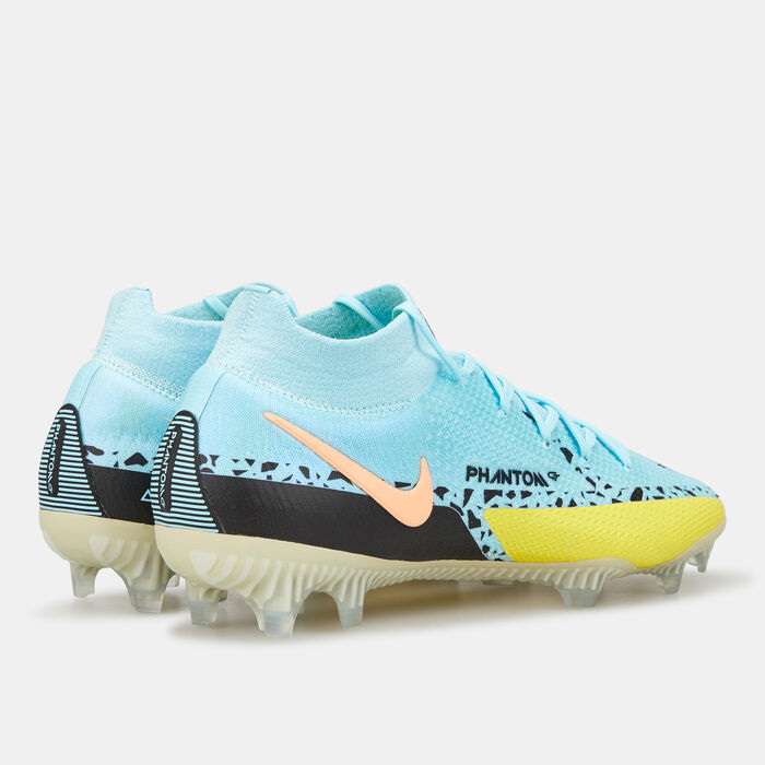 Nike Men's Phantom GT2 Elite Firm Ground Football Shoe Blue Nike Men's Phantom GT2 Elite Firm Ground Football Shoe Blue image number 2