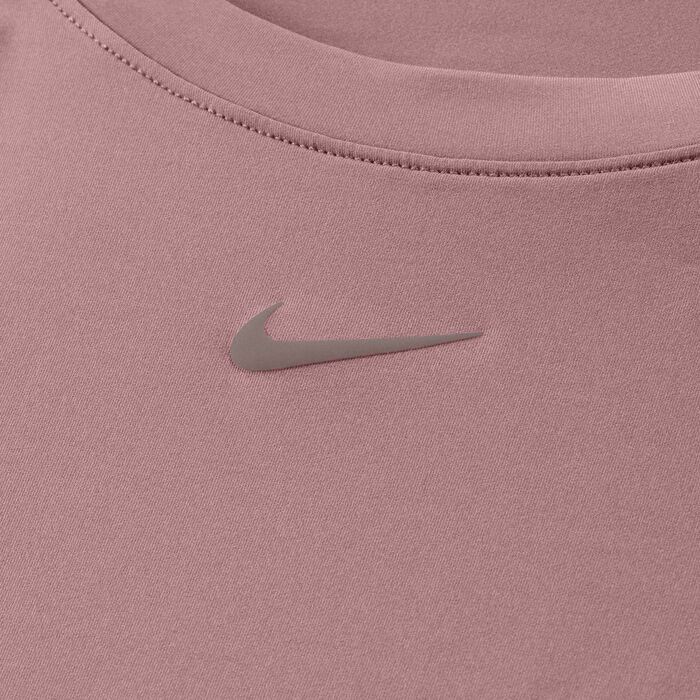 Nike Women's One Dri-FIT Training Crop Top Pink image number 4