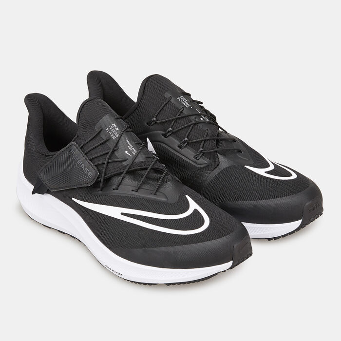 Nike Men's Pegasus FlyEase Easy On/Off Road Running Shoes Black image number 1
