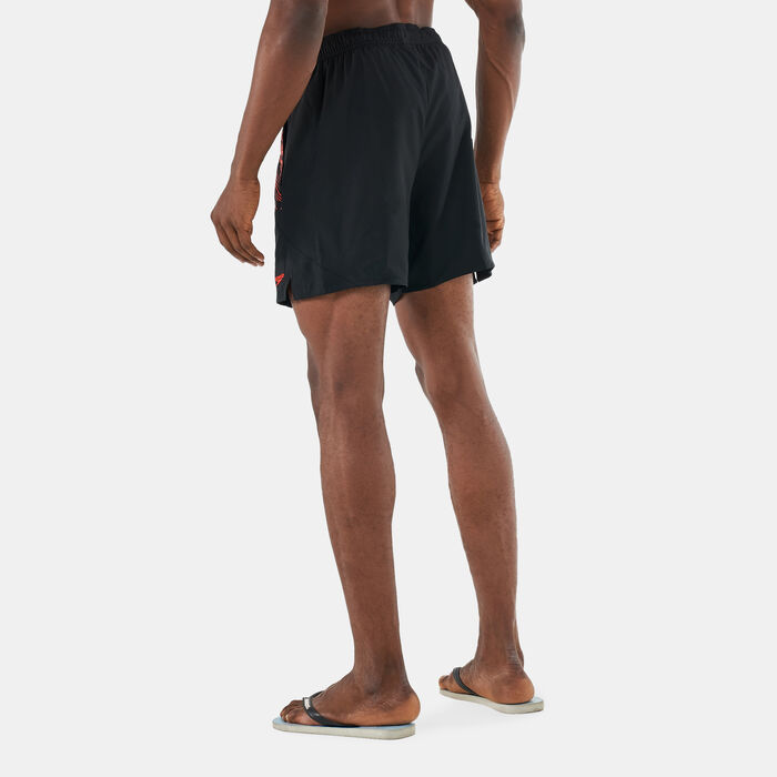 Speedo Men's Sport Printed 16" Swimming Water Shorts Black image number 1