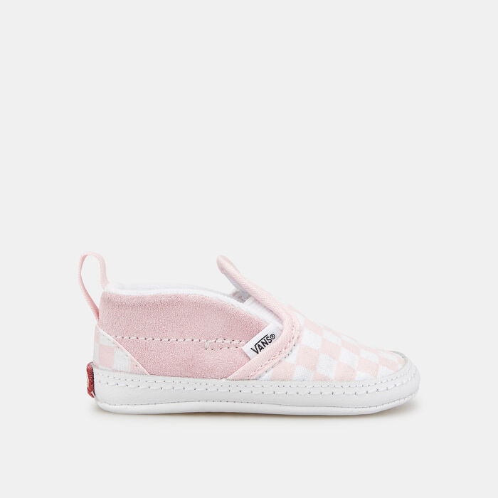 Vans Kids' V Crib Slip-On Unisex Shoe Pink image number 0