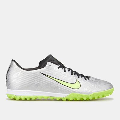 Nike Men's Zoom Mercurial Vapor 15 Academy XXV Turf Football Shoe Silver