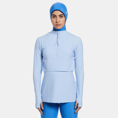 Nike Swim Women's Full Coverage Swimming Tunic Blue