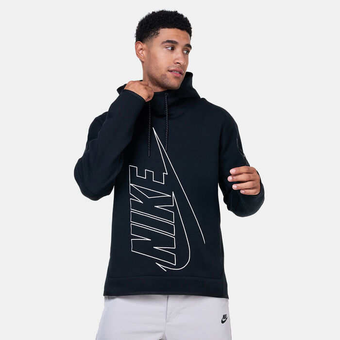 Nike Men's Tech Fleece Pullover Hoodie Black Nike Men's Tech Fleece Pullover Hoodie Black image number 0