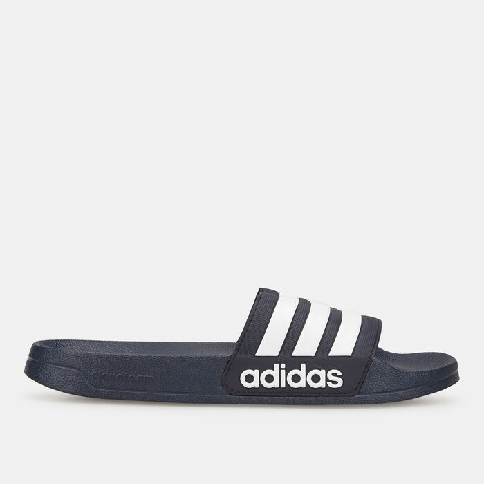adidas Men's Adilette Shower Slides Blue adidas Men's Adilette Shower Slides Blue image number 1