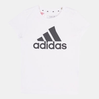 adidas Kids' Essentials Big Logo T-Shirt White