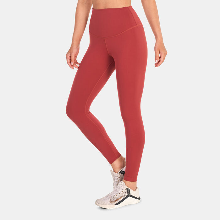Nike Women's Yoga High-Waisted 7/8 Leggings Brown image number 0