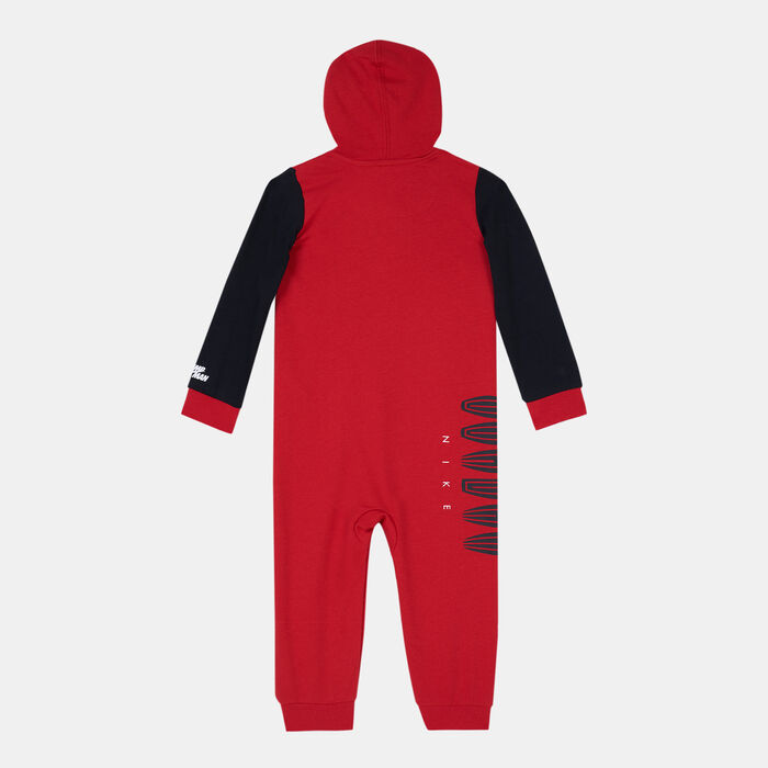 Nike Kids' MVP Hooded Overalls (Baby and Toddler) Red Nike Kids' MVP Hooded Overalls (Baby and Toddler) Red image number 1