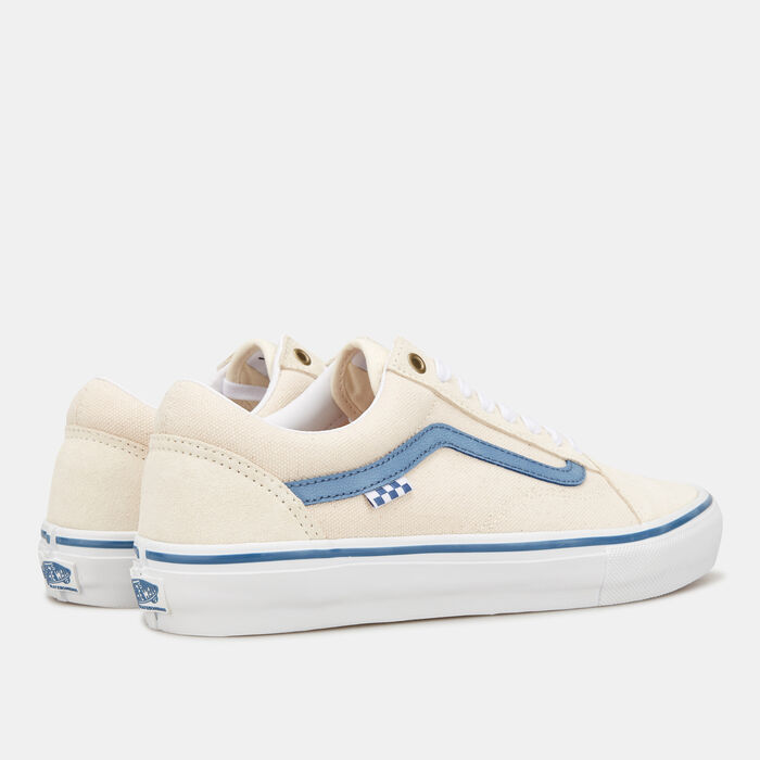 Vans Raw Canvas Skate Old Skool Unisex Shoe White Vans Raw Canvas Skate Old Skool Unisex Shoe White image number 2