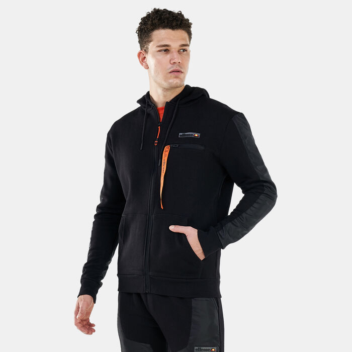 ellesse Men's Mucchio Full-Zip Hoodie Black ellesse Men's Mucchio Full-Zip Hoodie Black image number 0