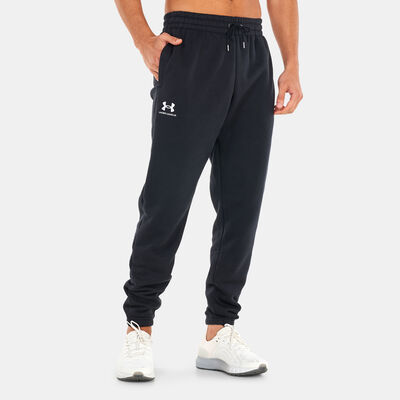 Under Armour Men's UA Essential Fleece Joggers Black Under Armour Men's UA Essential Fleece Joggers Black