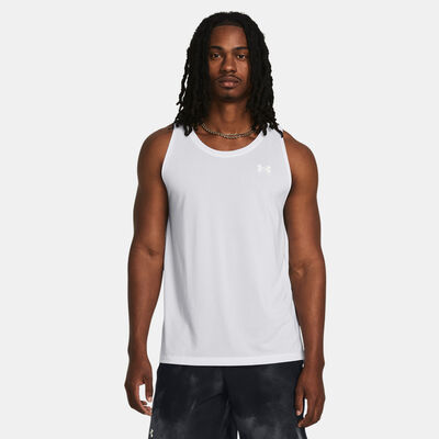 Under Armour Men's Launch Running Tank Top White