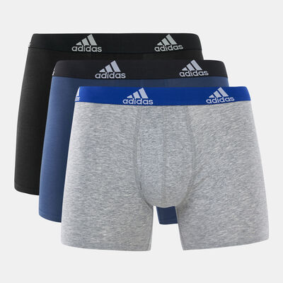 adidas Men's Essentials Logo Boxer Briefs (3 Pack) Black adidas Men's Essentials Logo Boxer Briefs (3 Pack) Black