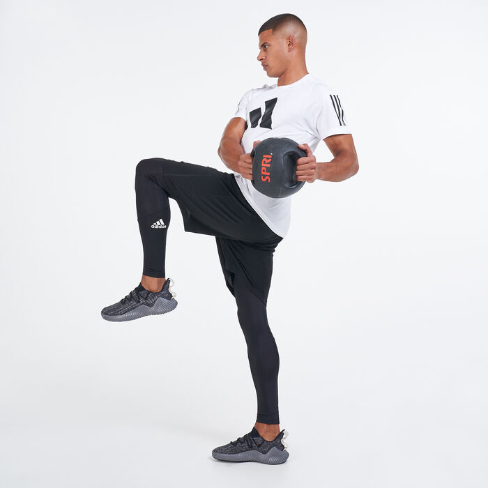adidas Men's Techfit Tights Black image number 2