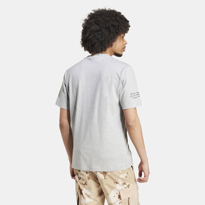 adidas Originals Men's VRCT 1 T-Shirt Grey adidas Originals Men's VRCT 1 T-Shirt Grey image number 1