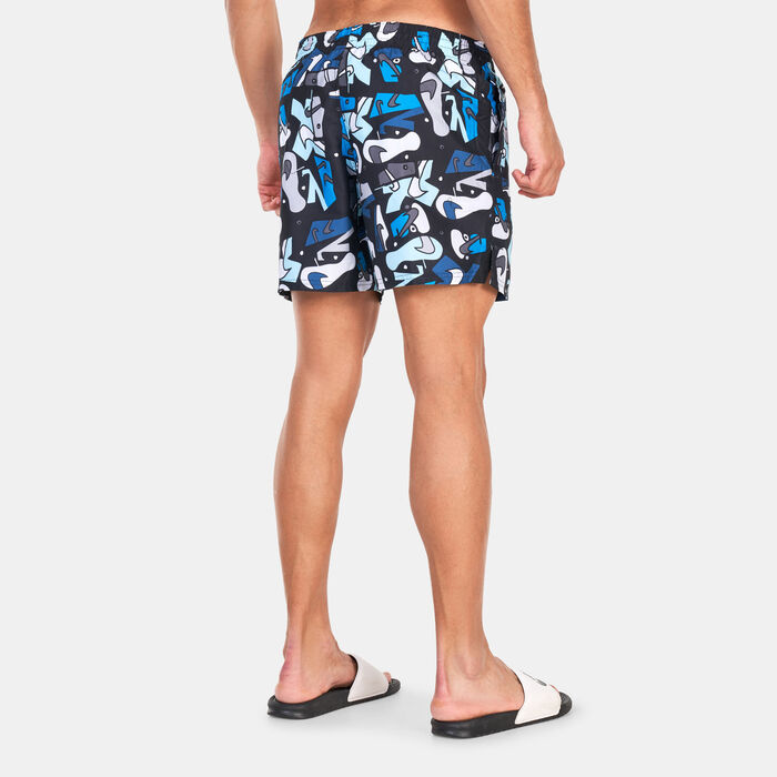 Nike Swim Men's Swim 5-Inch Volley Shorts Blue Nike Swim Men's Swim 5-Inch Volley Shorts Blue image number 1