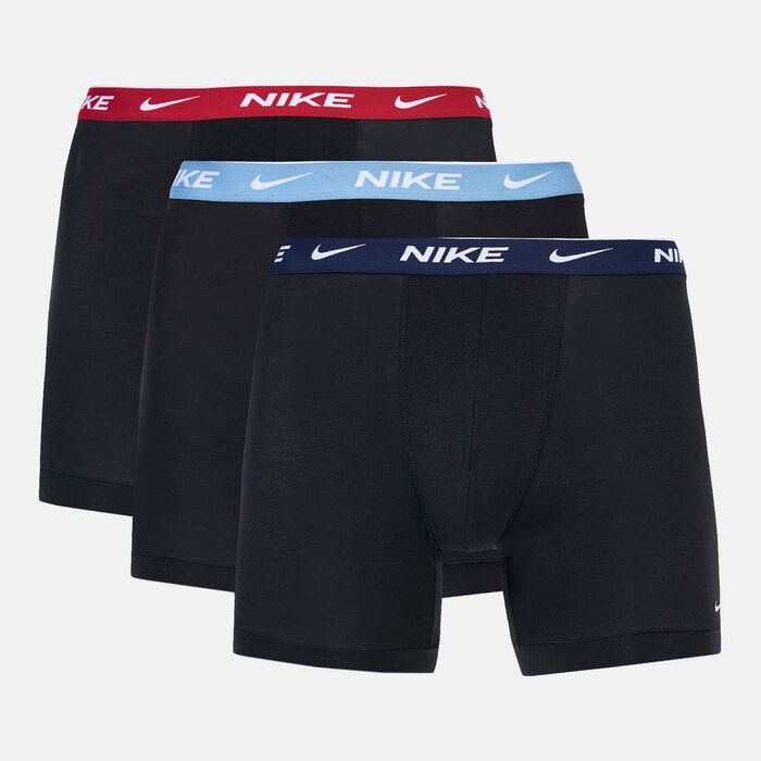 Nike Men's Logo Boxer Briefs (3 Pack) Black Nike Men's Logo Boxer Briefs (3 Pack) Black image number 0
