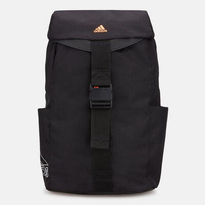 adidas Men's Standards Flap Backpack Black adidas Men's Standards Flap Backpack Black
