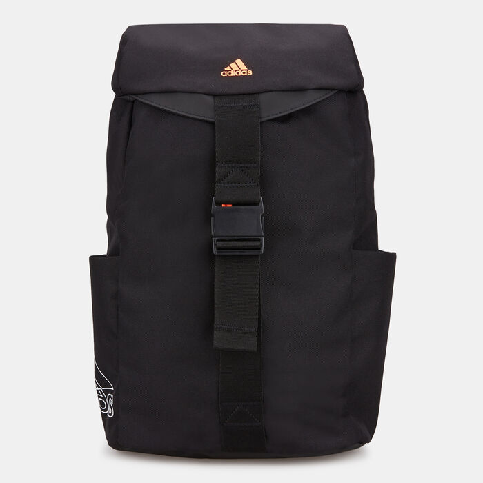 adidas Men's Standards Flap Backpack Black adidas Men's Standards Flap Backpack Black image number 0