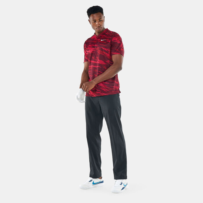 Nike Golf Men's Golf Dri-FIT ADV Tiger Woods Polo T-Shirt Red image number 2