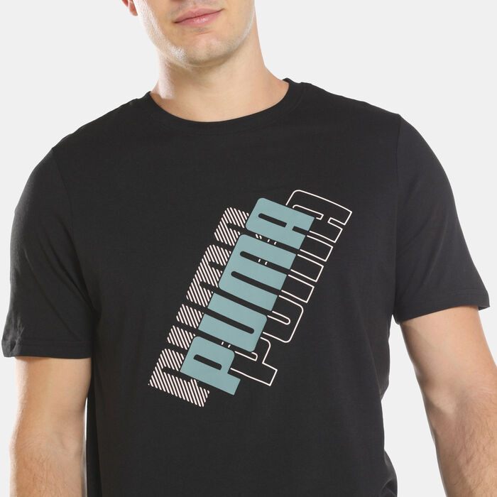PUMA Men's Power Logo T-Shirt Black PUMA Men's Power Logo T-Shirt Black image number 3