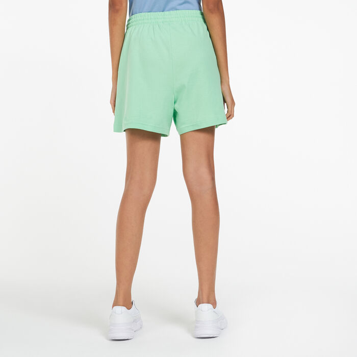 adidas Originals Women's Adicolor Essentials Shorts Green adidas Originals Women's Adicolor Essentials Shorts Green image number 1