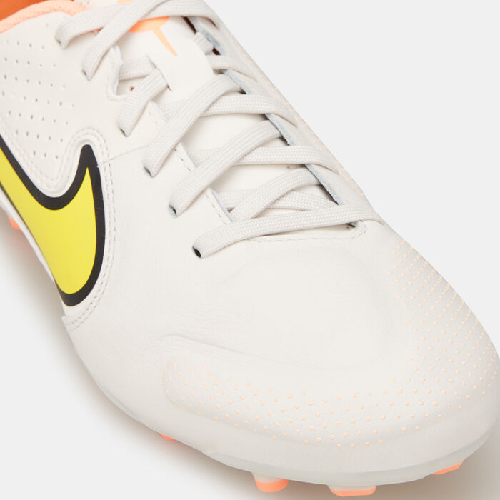 Nike Kids' Tiempo Legend 9 Academy Firm Ground Football Shoe Grey image number 4