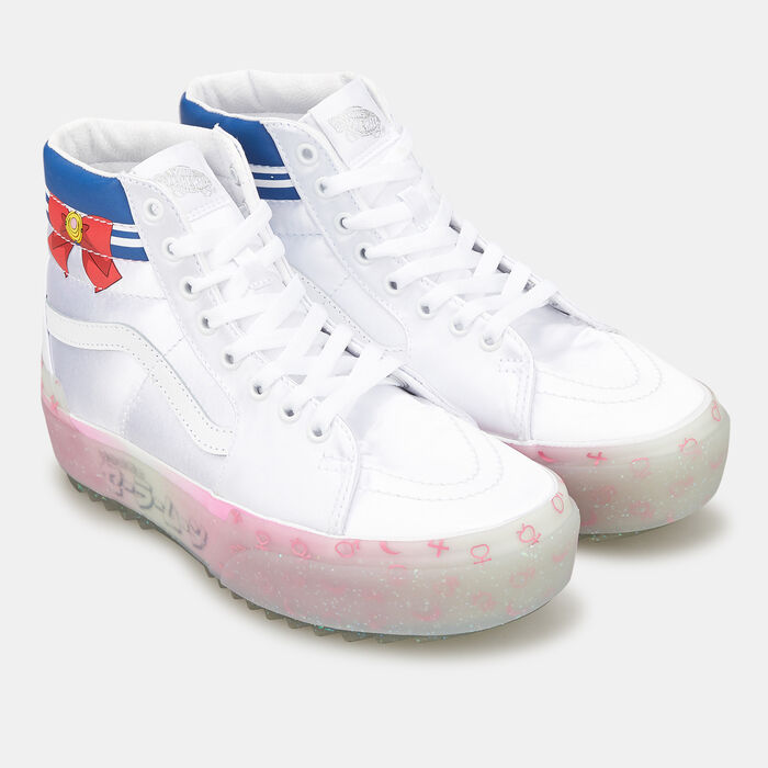 Vans Sailor Moon Sk8-Hi Stacked Unisex Shoe Silver Vans Sailor Moon Sk8-Hi Stacked Unisex Shoe Silver image number 1