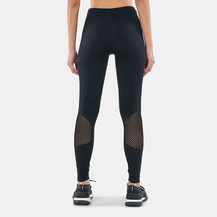 adidas Women's Aeroknit Leggings Black adidas Women's Aeroknit Leggings Black image number 1