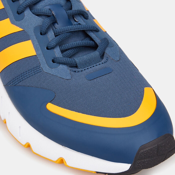 adidas Originals Men's ZX 1K Boost Shoe Blue adidas Originals Men's ZX 1K Boost Shoe Blue image number 4