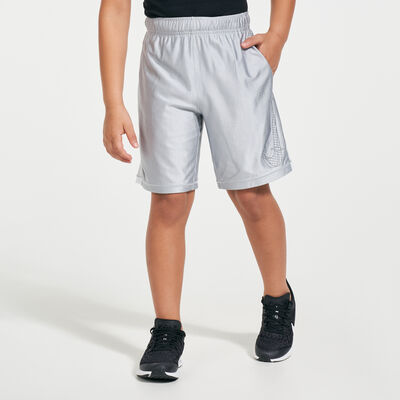 Nike Kids' Dri-FIT Graphic Shorts Grey