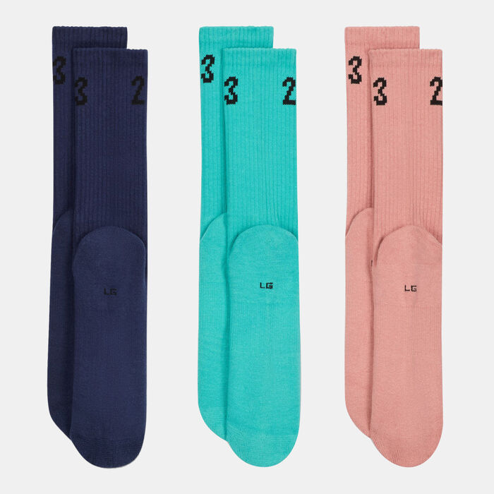 Jordan Essentials Crew Socks (3 Pairs) Multi image number 1