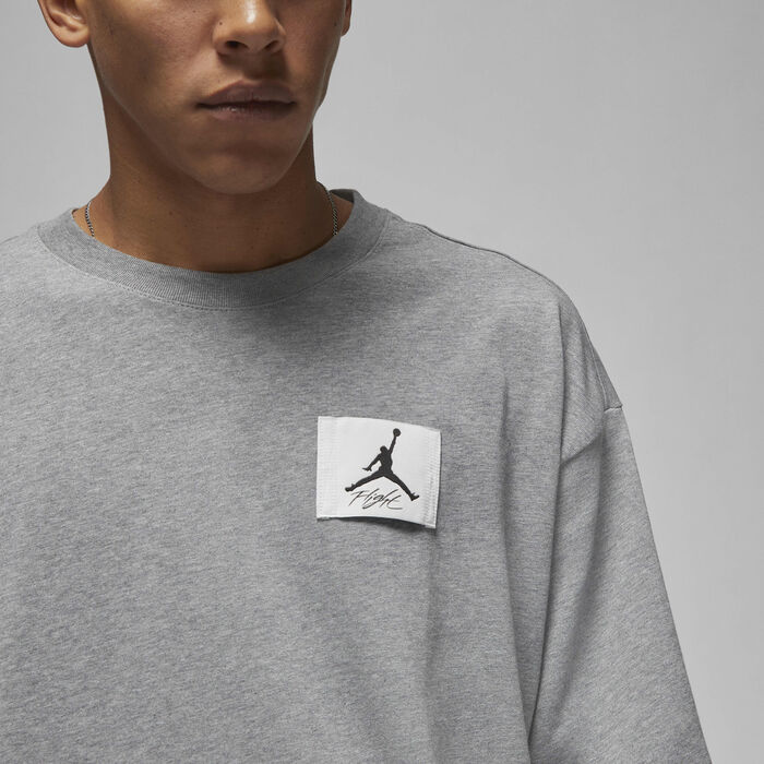 Jordan Men's Flight Essentials Oversized T-shirt Grey Jordan Men's Flight Essentials Oversized T-shirt Grey image number 3
