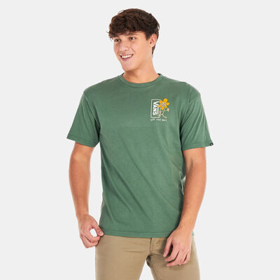 Vans Men's Trippy Grin Floral T-Shirt Green