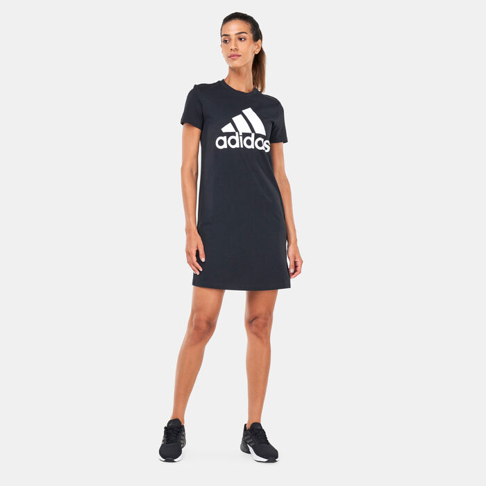 adidas Women's Essentials Logo Dress Black adidas Women's Essentials Logo Dress Black image number 0