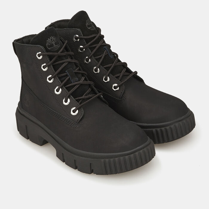 Timberland Women's Greyfield Lace-up Leather Boot Black image number 1