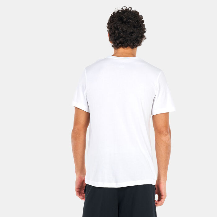 Nike Men's Dri-FIT 'Just Do It’ Basketball T-Shirt White Nike Men's Dri-FIT 'Just Do It’ Basketball T-Shirt White image number 1