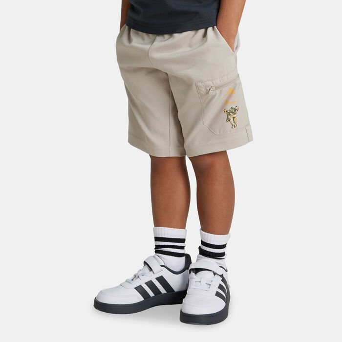 adidas Kids' Disney Lion King T-Shirt and Shorts Set (Younger Kids) Grey adidas Kids' Disney Lion King T-Shirt and Shorts Set (Younger Kids) Grey image number 3