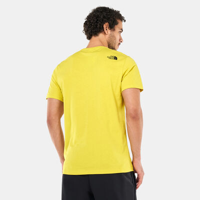 The North Face Men's Simple Dome T-Shirt yellow