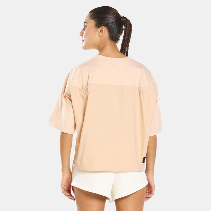 adidas Women's Sportswear Graphic T-Shirt Beige adidas Women's Sportswear Graphic T-Shirt Beige image number 1