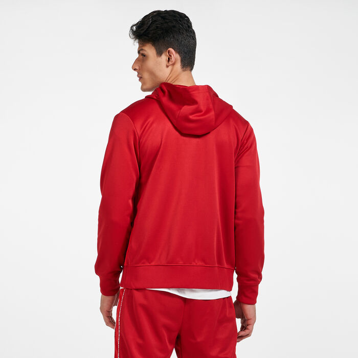 Nike Men's Sportswear Full-Zip Hoodie Red image number 1