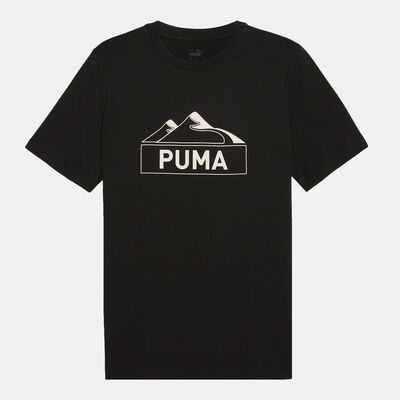 PUMA Men's Open Road Mountain Graphic T-Shirt Black PUMA Men's Open Road Mountain Graphic T-Shirt Black
