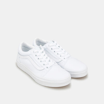 Vans Kids' Youth Old Skool Unisex Shoe White