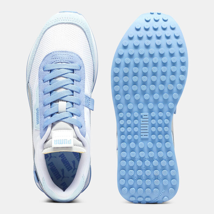 PUMA Women's Future Rider Soft Shoe Blue PUMA Women's Future Rider Soft Shoe Blue image number 3