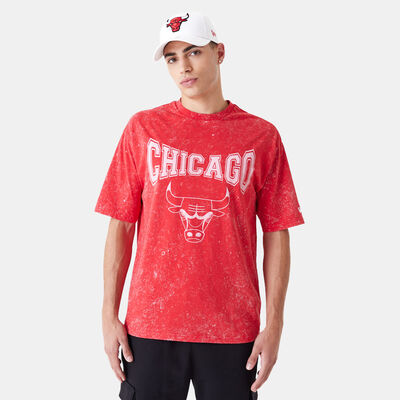 New Era NBA Chicago Bulls Washed T-Shirt Red