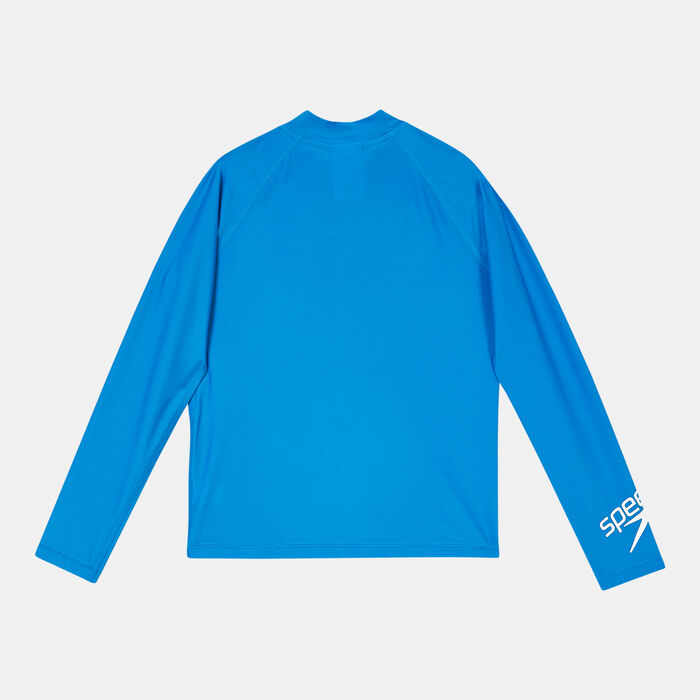Speedo Kids' Long Sleeve Rashguard Multi Speedo Kids' Long Sleeve Rashguard Multi image number 1