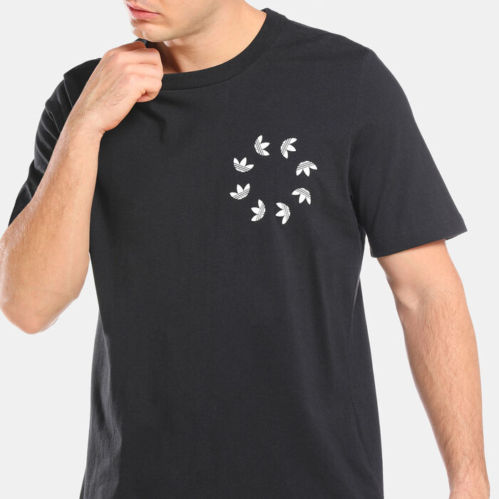 adidas Originals Men's Adicolour Spinner T-Shirt Black adidas Originals Men's Adicolour Spinner T-Shirt Black image number 3