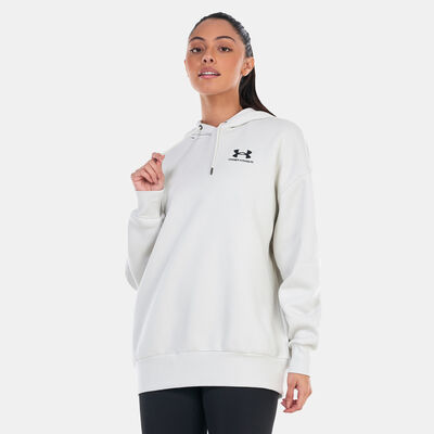 Under Armour Women's UA Essential Fleece Hoodie White