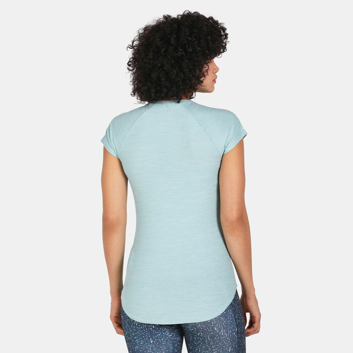 New Balance Women's Transform Perfect T-Shirt Blue New Balance Women's Transform Perfect T-Shirt Blue image number 1